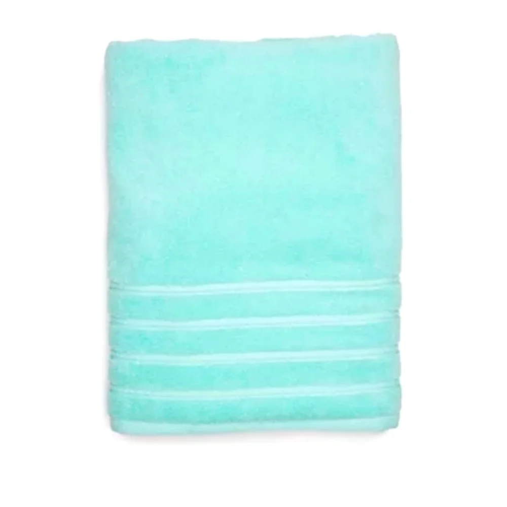 Set Of 17.Crown & Ivy Luxury Plush Hand towels & Wash Cloths.Coral Reef & Aqua.